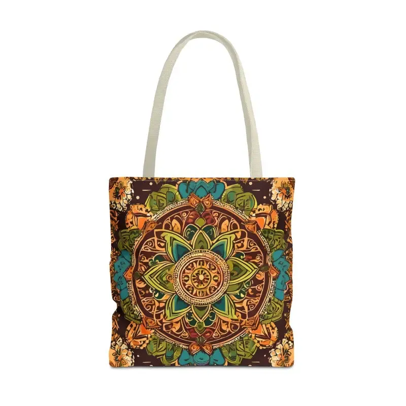 Vibrant Aop Tote Bag with Colorful Indian Pattern