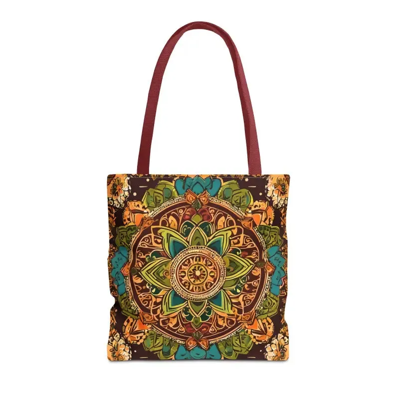 Vibrant Aop Tote Bag with Colorful Indian Pattern