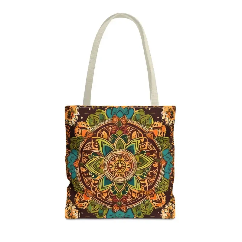 Vibrant Aop Tote Bag with Colorful Indian Pattern