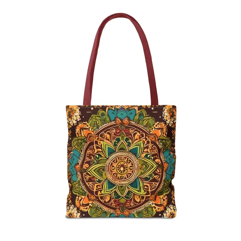 Vibrant Aop Tote Bag with Colorful Indian Pattern