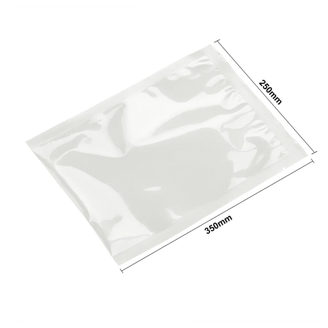 Vogue Compostable Embossed Vacuum Sealer Bags 250x350mm (50 pack)