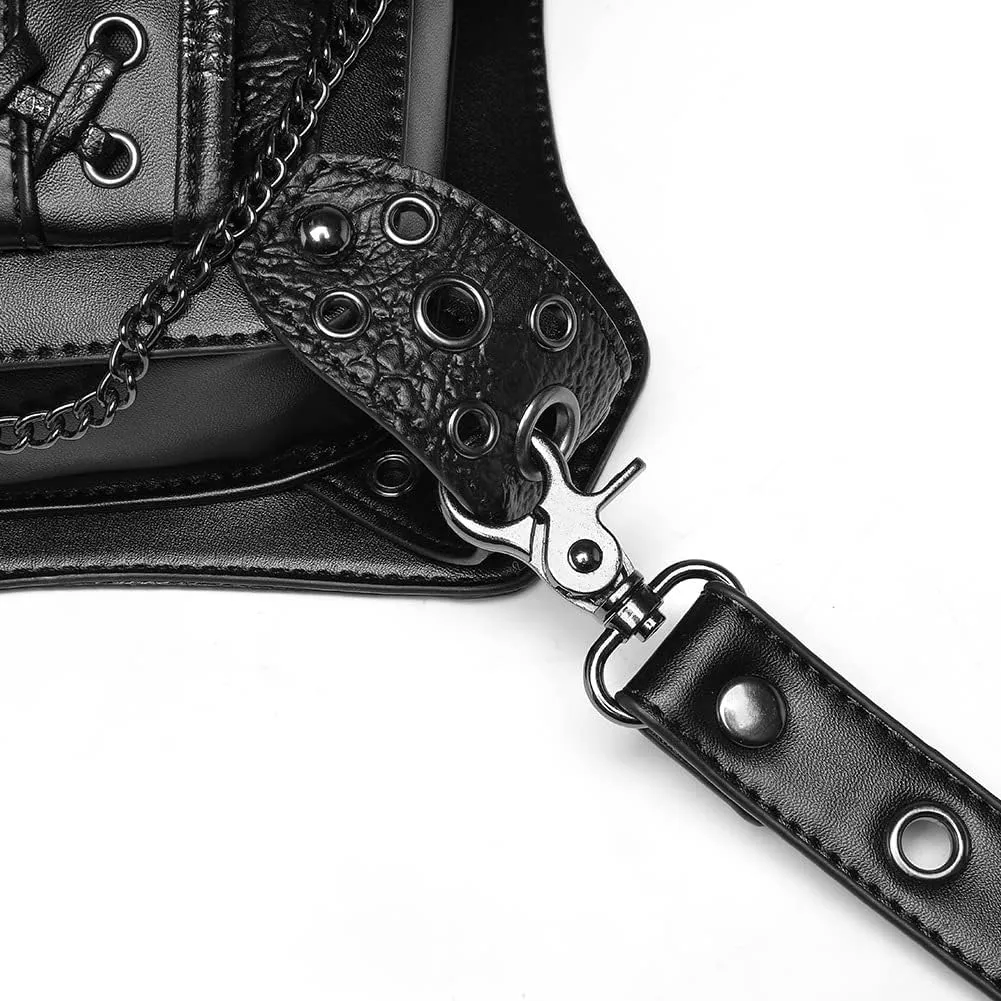 Waist Bag Fanny Pack Motorcycle Drop Leg Bag Thigh Hip Pouch Messenger Leather Crossbody Shoulder Purse Wallet Pocket