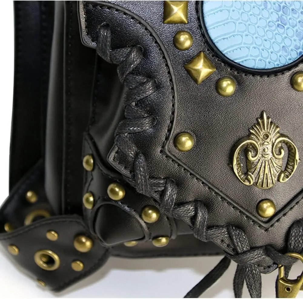 Waist Bag Fanny Pack Motorcycle Drop Leg Bag Thigh Hip Pouch Messenger Leather Crossbody Shoulder Purse Wallet Pocket