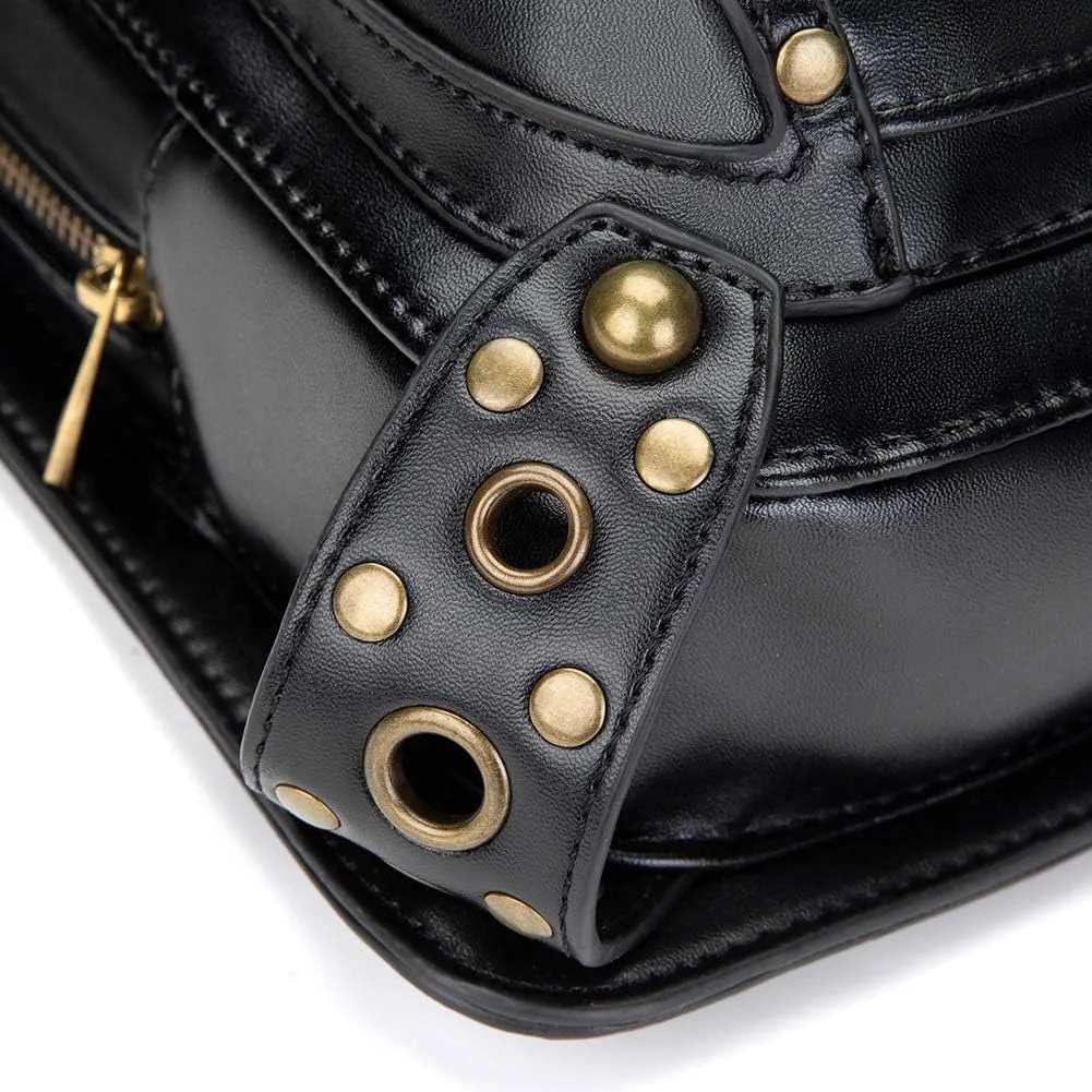 Waist Bag Fanny Pack Motorcycle Drop Leg Bag Thigh Hip Pouch Messenger Leather Crossbody Shoulder Purse Wallet Pocket