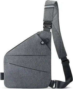 WANDER PLUS® Anti Theft Crossbody Travel Bag for Women Men, Multi-Pocket Crossbody Bag, Slim Sling Bag with Adjustable Strap