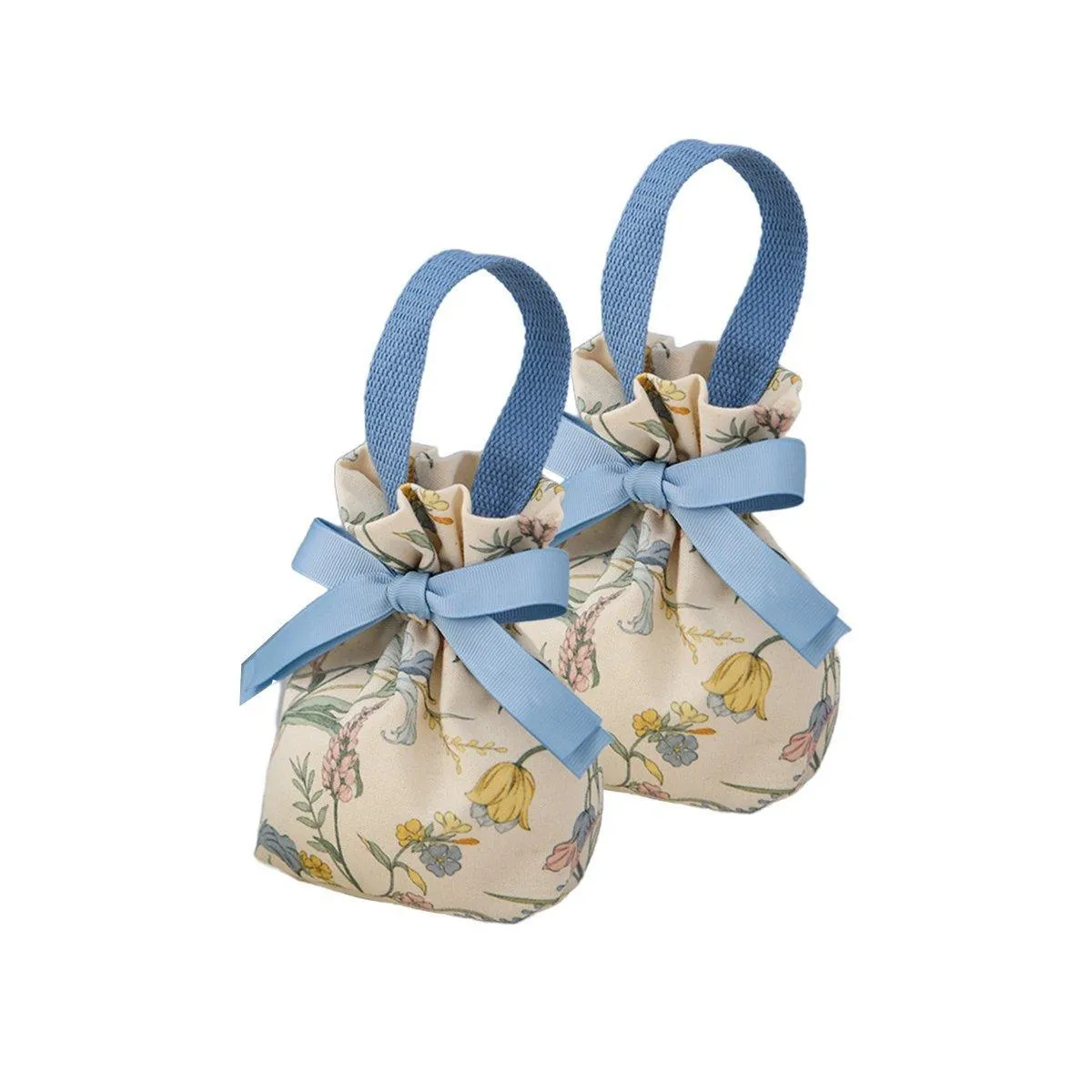 Wedding Candy Canvas Gift Bags 6Colors 10PCS