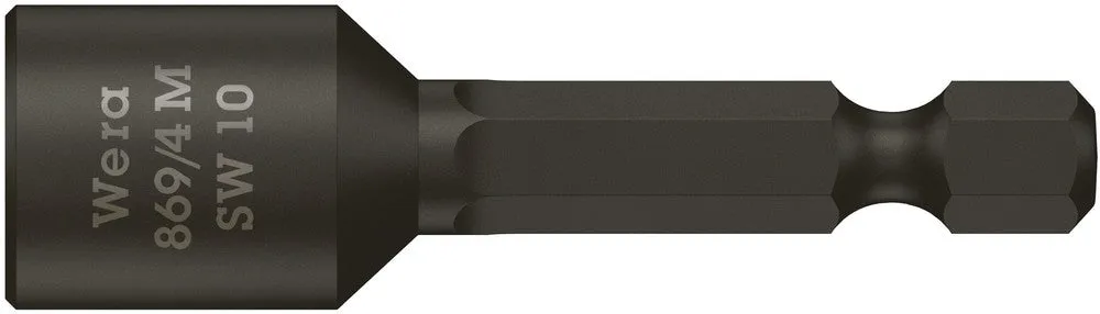 Wera 05060225001 869/4 M Nutsetters, magnetic, 8 x 65 mm