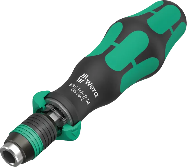 Wera 838 Ra M Ratcheting Screwdriver Handle, 05051493001