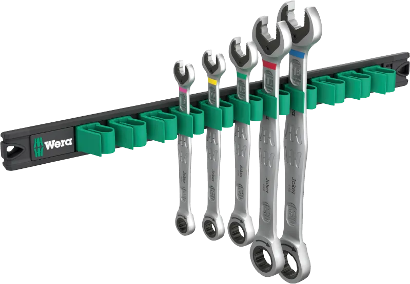 Wera 9631 Magnetic Rail, 6000 Joker 2, Metric, 5pc, 05020015001