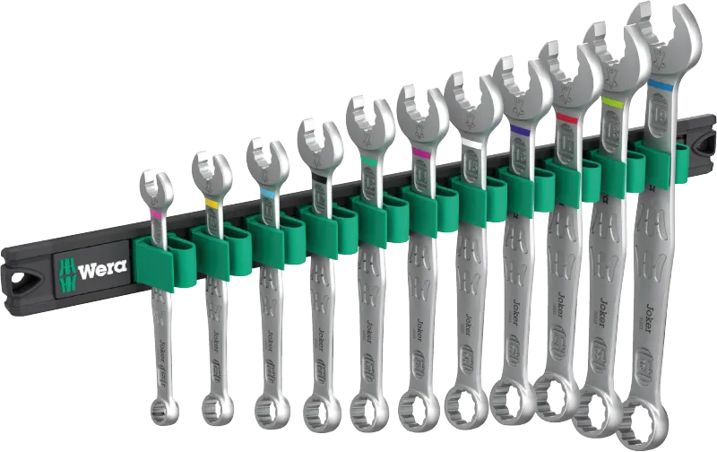 Wera 9640 Magnetic Rail, 6003 Joker 1, Metric, 11pc, 05020233001