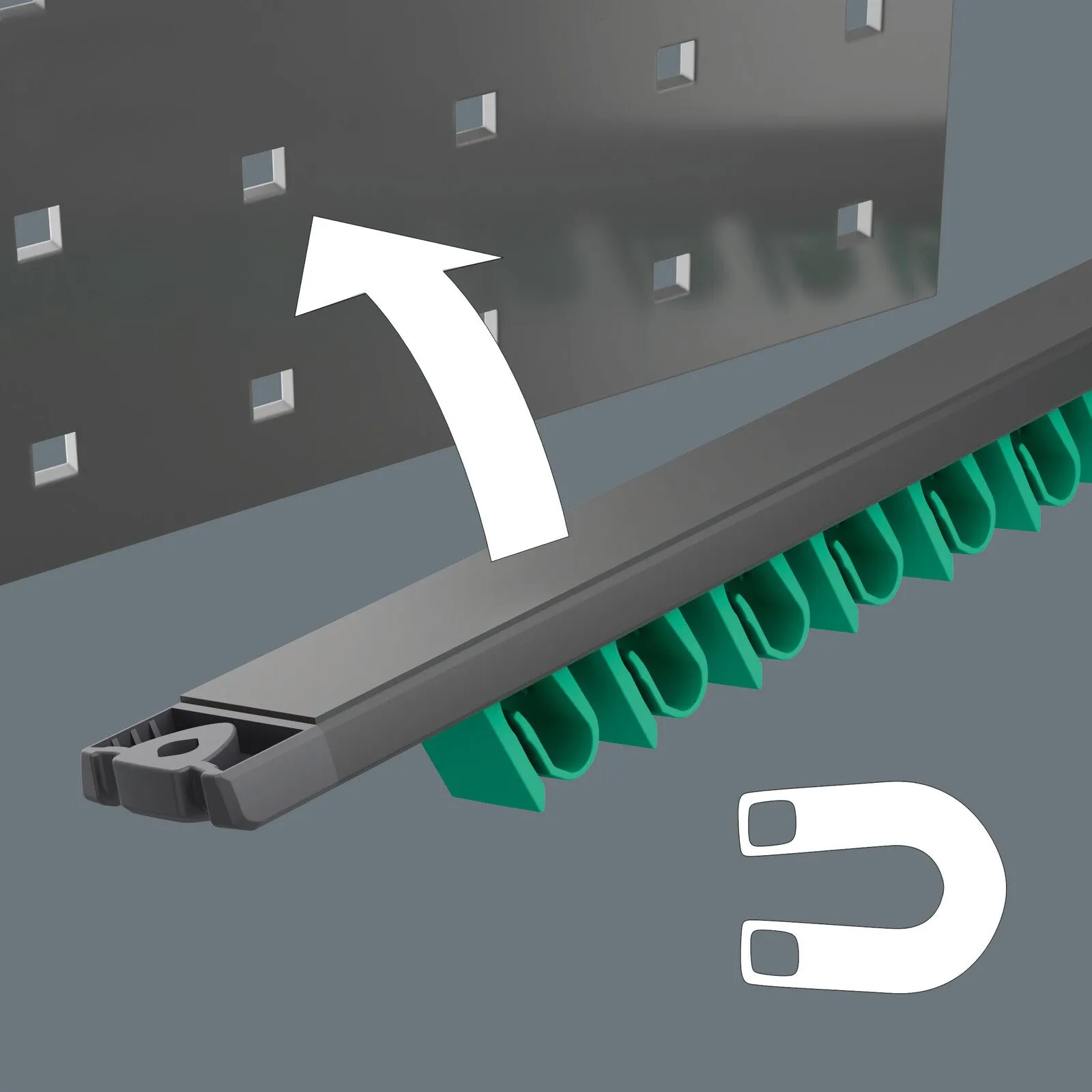 Wera 9640 Magnetic Rail, 6003 Joker 1, Metric, 11pc, 05020233001