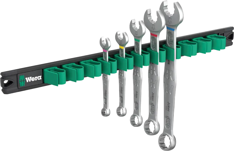 Wera 9641 Magnetic Rail, 6003 Joker 2, Metric, 5pc, 05020234001