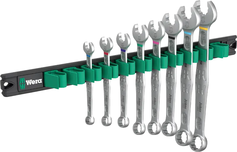 Wera 9642 Magnetic Rail, 6003 Joker Imperial 1, 8pc, 05020235001