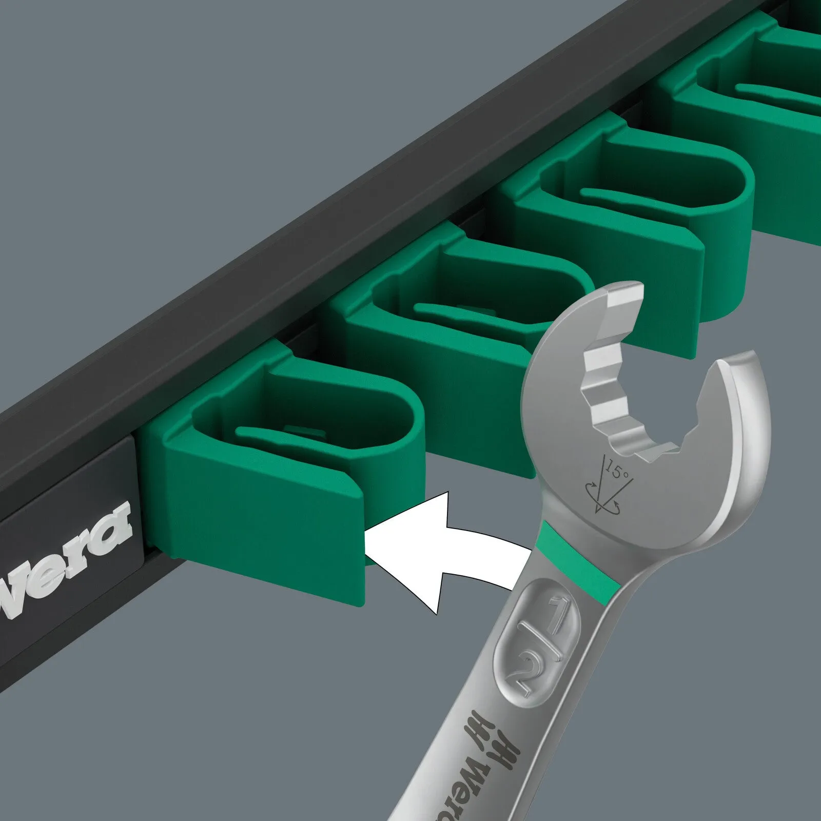 Wera 9642 Magnetic Rail, 6003 Joker Imperial 1, 8pc, 05020235001