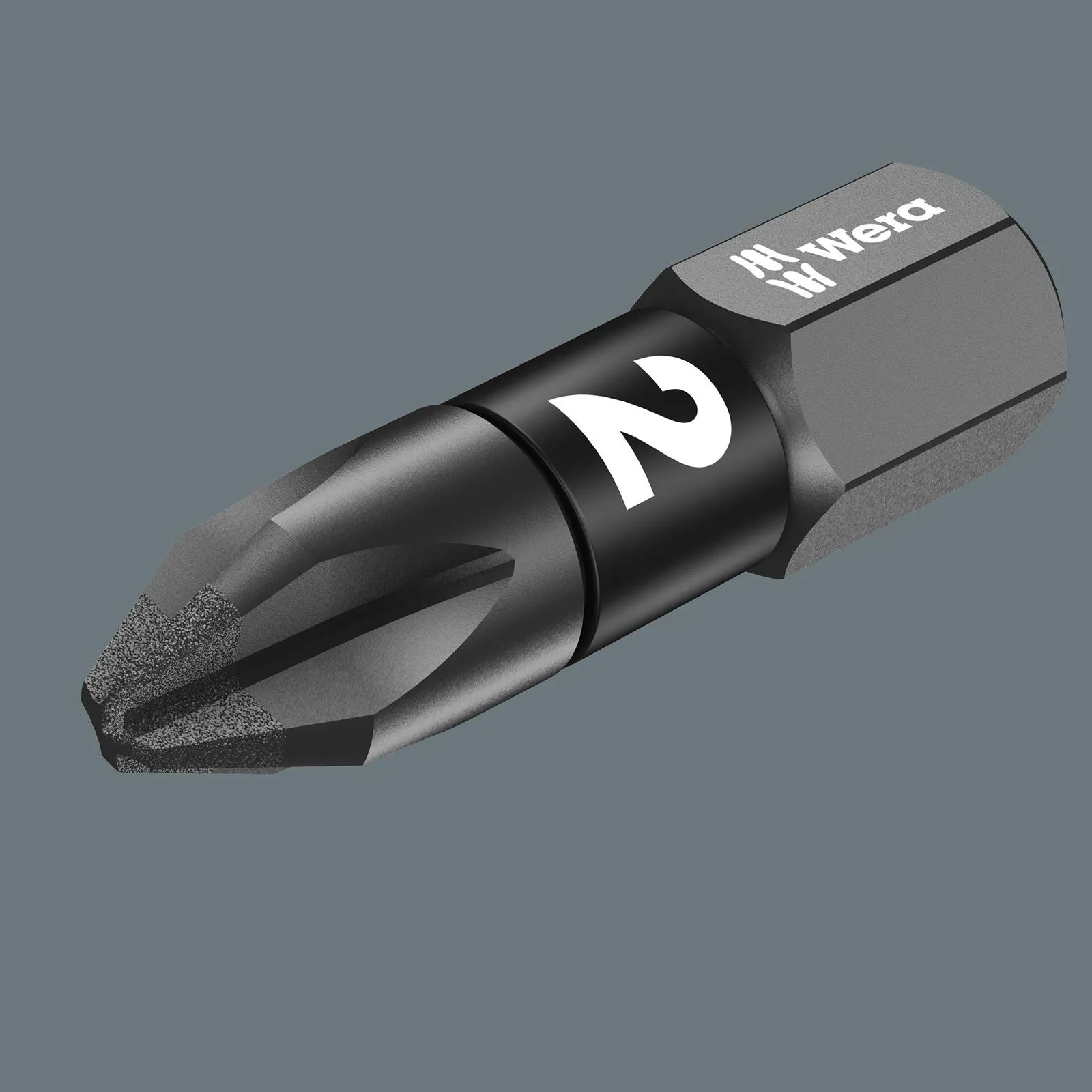 Wera Impaktor Bit Box PZ2 x 15 Bits Plus 897/4 Impaktor Magnetic Bit Holder 1/4" Hex