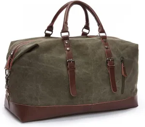 WINVOX Gym Totes Men Travel Bags Carry on Luggage Bags Men Duffel Bags Travel Tote Large Weekend Bag Overnight(Army Green)