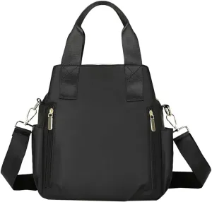 Women Large Canvas Tote Bags Nylon Multi Compartment Top-handle Handbags Waterproof Crossbogy Bags Totes Purse