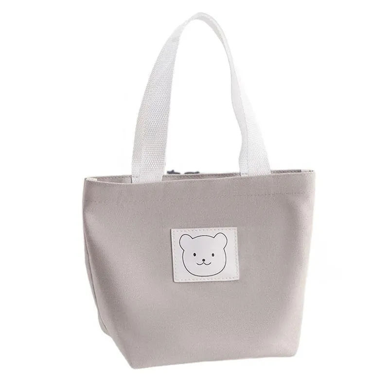 Women's Canvas Handbag 1PC 3Colours 18x10x19.5cm