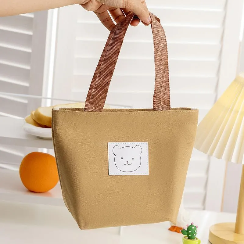 Women's Canvas Handbag 1PC 3Colours 18x10x19.5cm