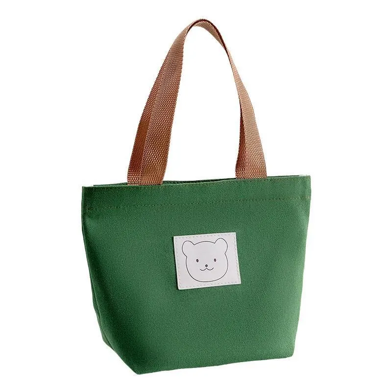 Women's Canvas Handbag 1PC 3Colours 18x10x19.5cm