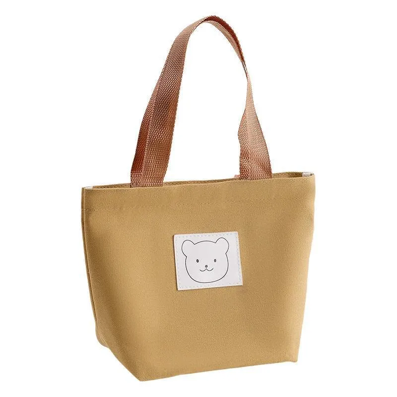 Women's Canvas Handbag 1PC 3Colours 18x10x19.5cm