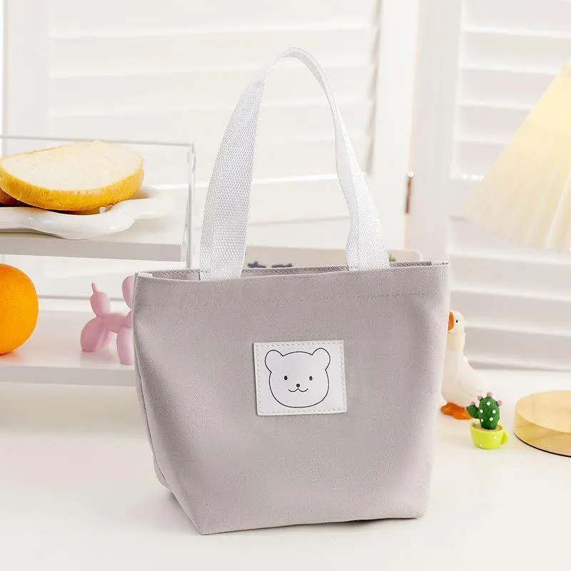 Women's Canvas Handbag 1PC 3Colours 18x10x19.5cm