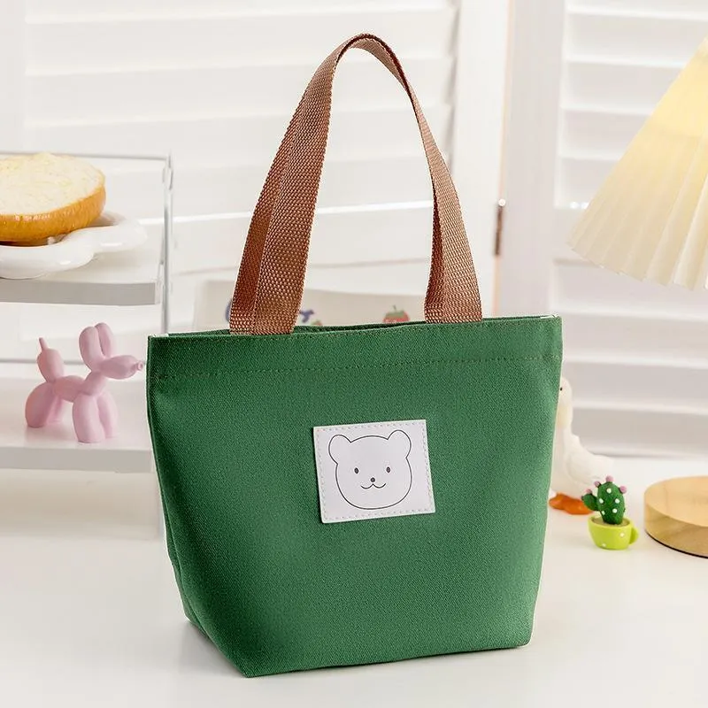 Women's Canvas Handbag 1PC 3Colours 18x10x19.5cm