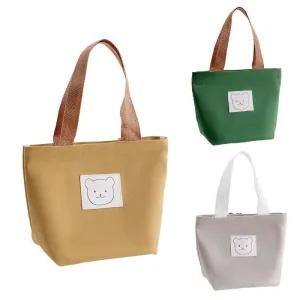 Women's Canvas Handbag 1PC 3Colours 18x10x19.5cm