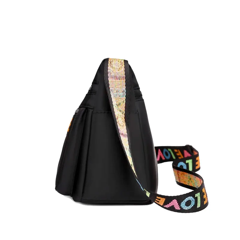 Women's Crossbody Bag Waterproof Nylon Oxford Shoulder Messenger Bags Casual Large Capacity Handbag Ladies Travel Shopping Tote