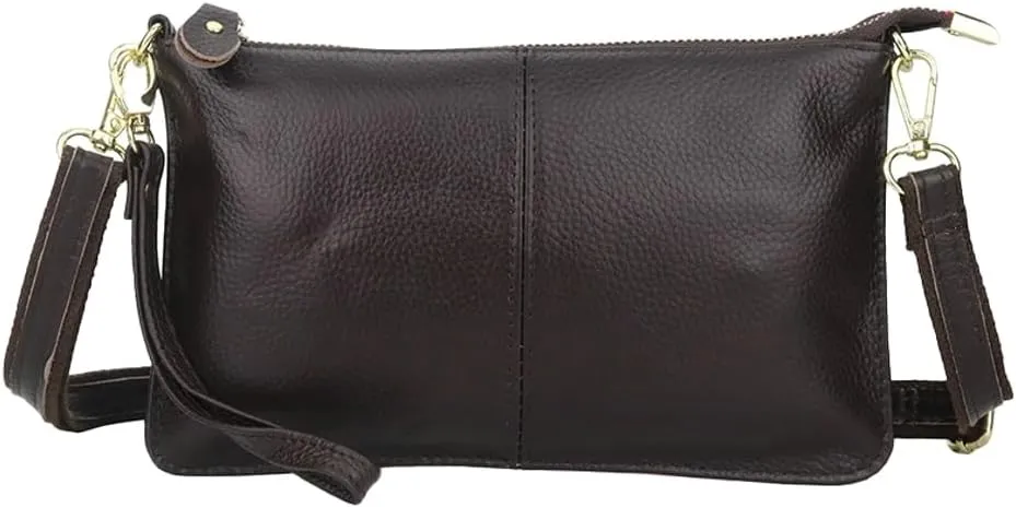 Women's Trendy Leather Shoulder Crossbody Bag Small Square Purse Totes Soft Handbag Satchel Clutch