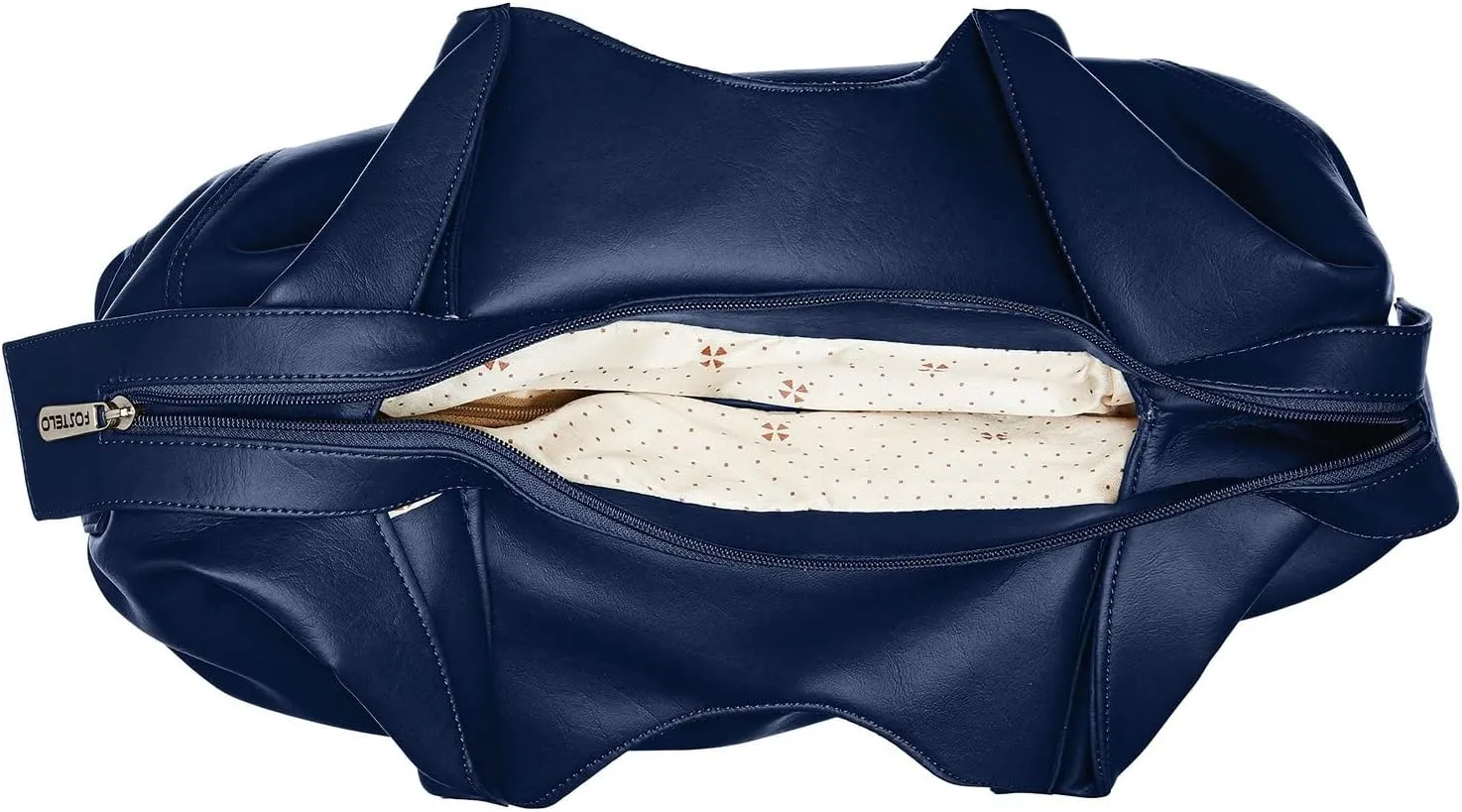 Women's Vegan Leather Style Diva Handbag Shoulder Hobo Bag Ladies Purse (Large)