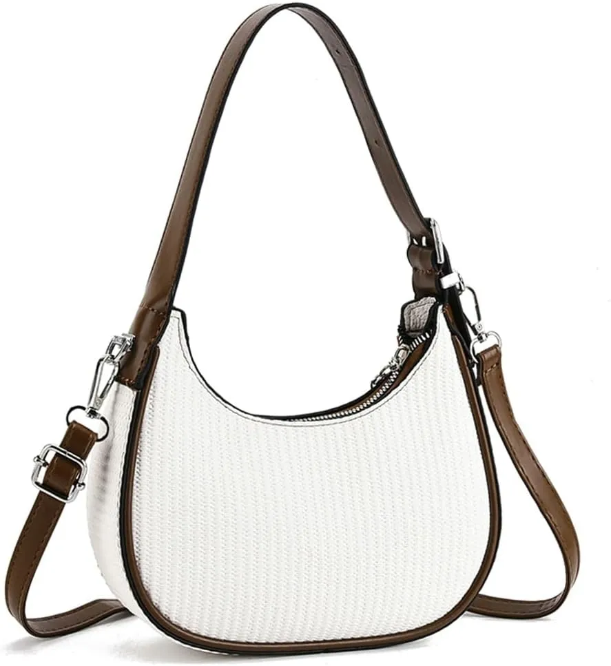 Womens Vegan Leather Top Handle Handbags Trendy Small Dumpling Crossbody Shoulder Purse Designer Tote Satchels