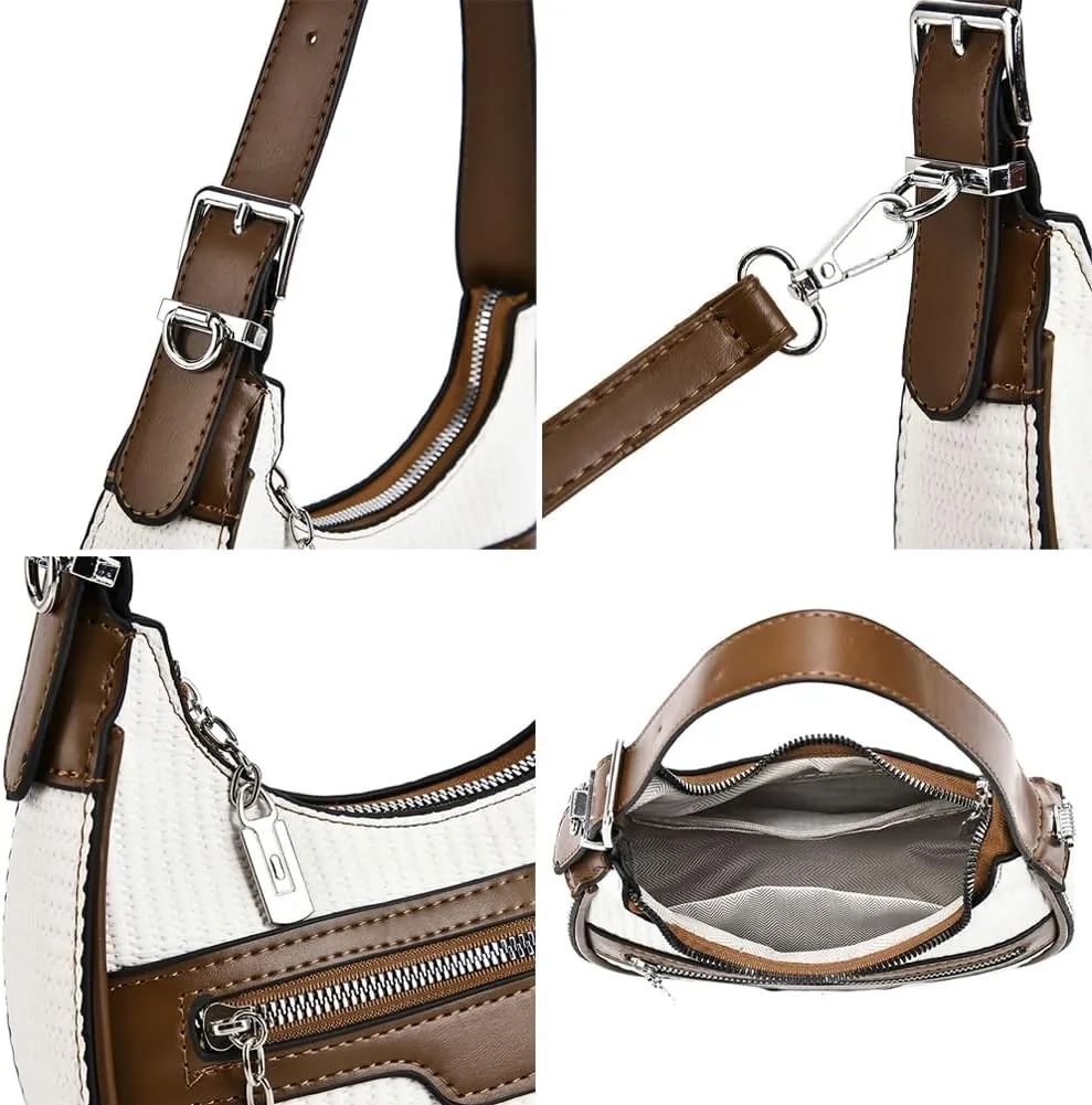 Womens Vegan Leather Top Handle Handbags Trendy Small Dumpling Crossbody Shoulder Purse Designer Tote Satchels