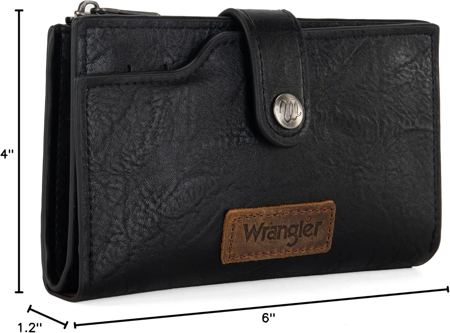 Wrangler Wallets for Women Slim Bifold Credit Card Holder