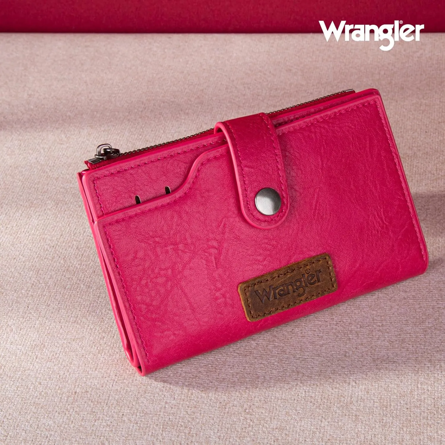Wrangler Wallets for Women Slim Bifold Credit Card Holder