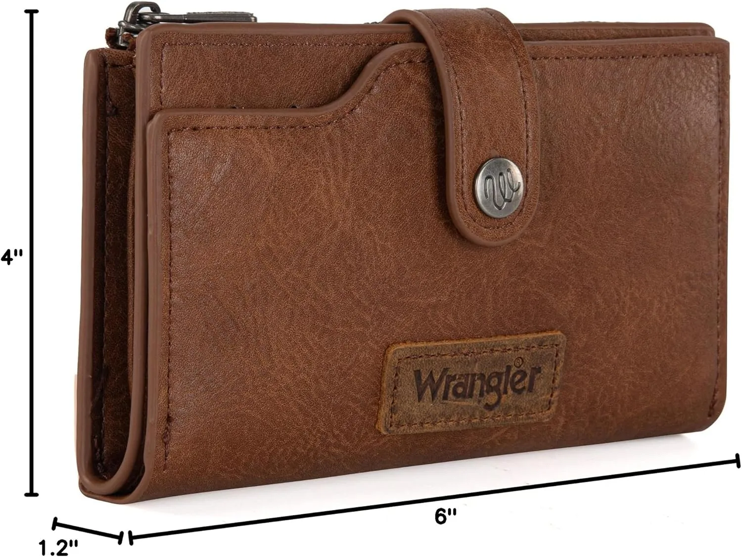 Wrangler Wallets for Women Slim Bifold Credit Card Holder