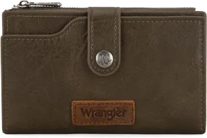 Wrangler Wallets for Women Slim Bifold Credit Card Holder