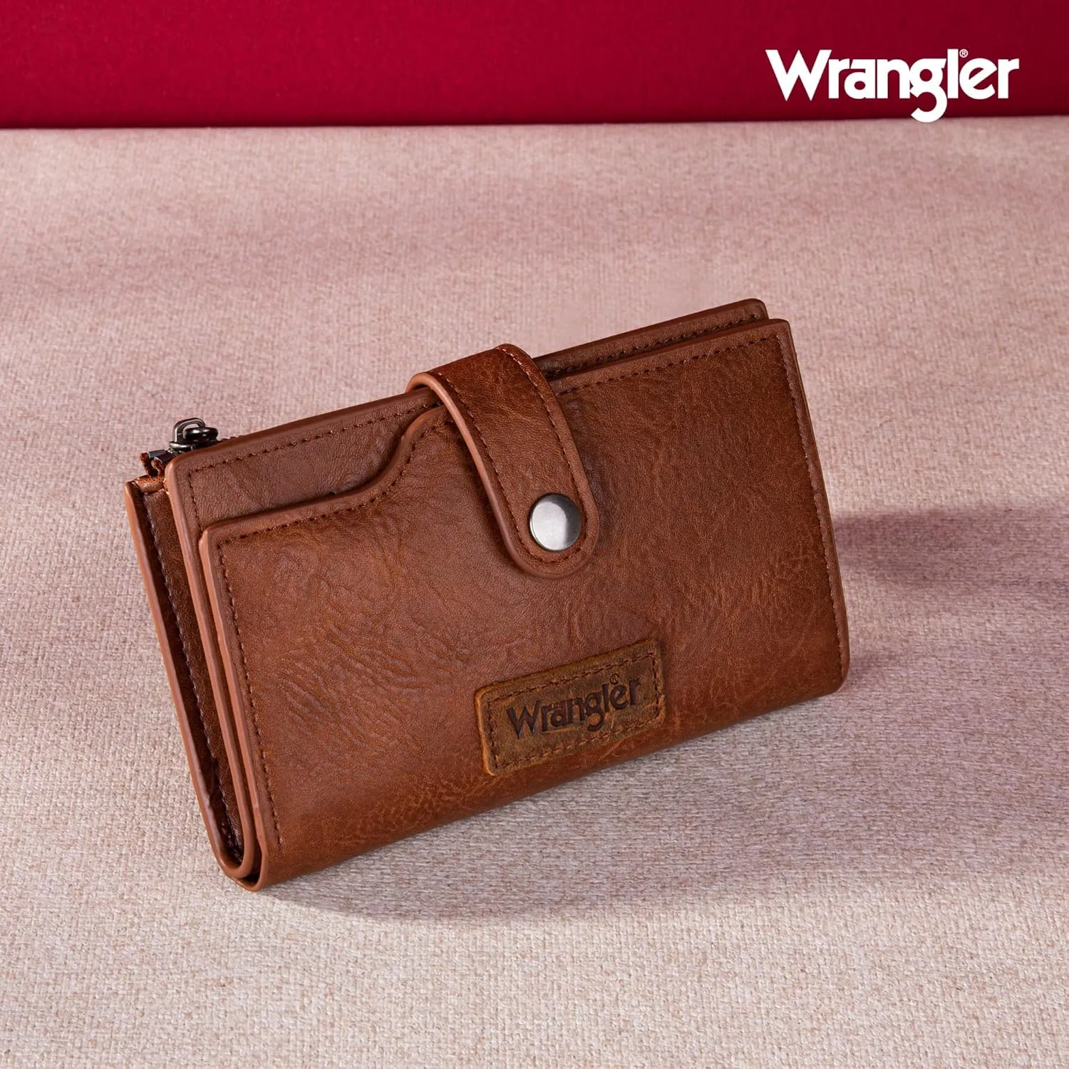 Wrangler Wallets for Women Slim Bifold Credit Card Holder