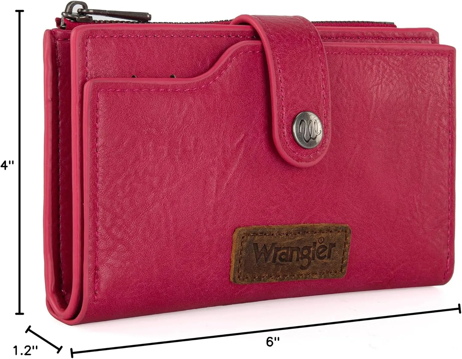 Wrangler Wallets for Women Slim Bifold Credit Card Holder