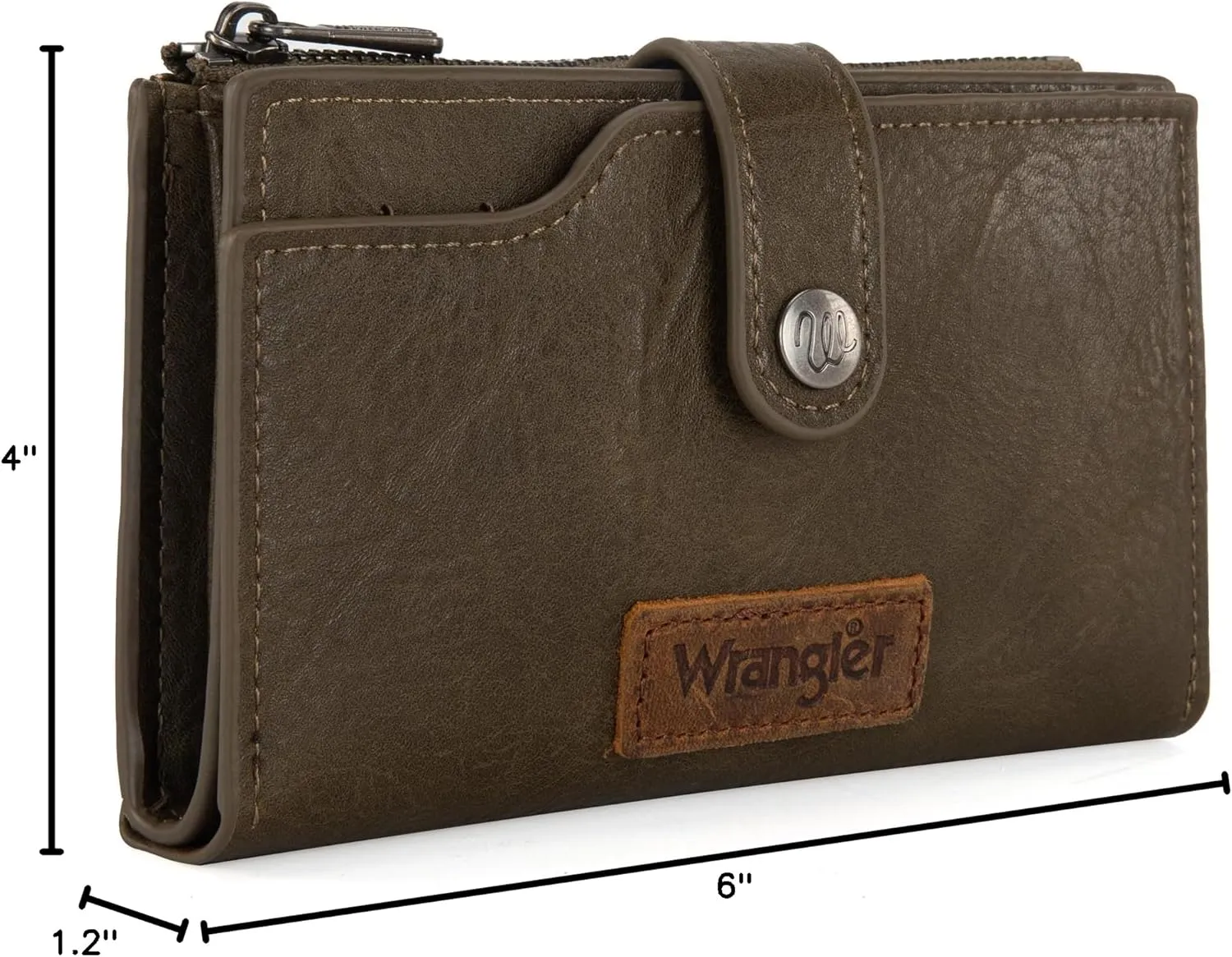 Wrangler Wallets for Women Slim Bifold Credit Card Holder