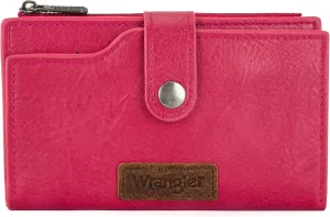 Wrangler Wallets for Women Slim Bifold Credit Card Holder