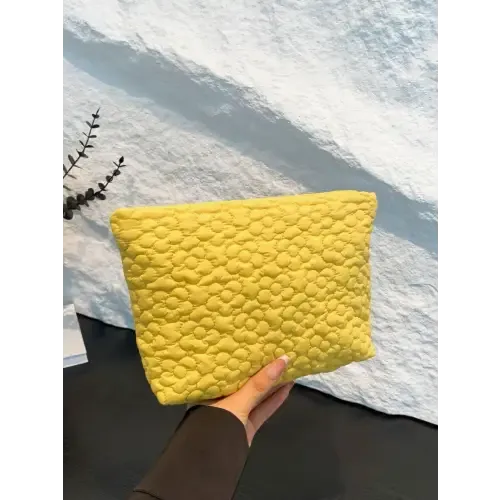 Yeppi Flower Texture Polyester Clutch Bags for Effortless Style