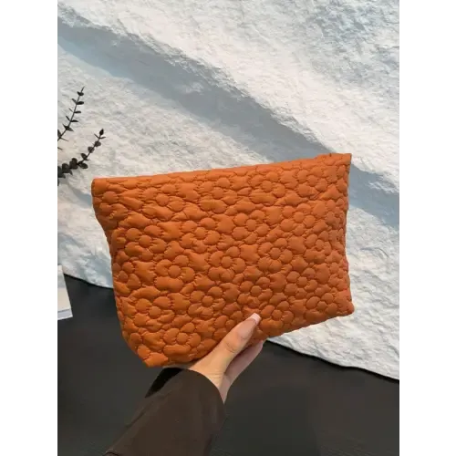Yeppi Flower Texture Polyester Clutch Bags for Effortless Style