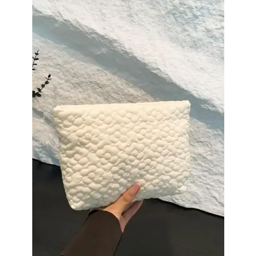 Yeppi Flower Texture Polyester Clutch Bags for Effortless Style