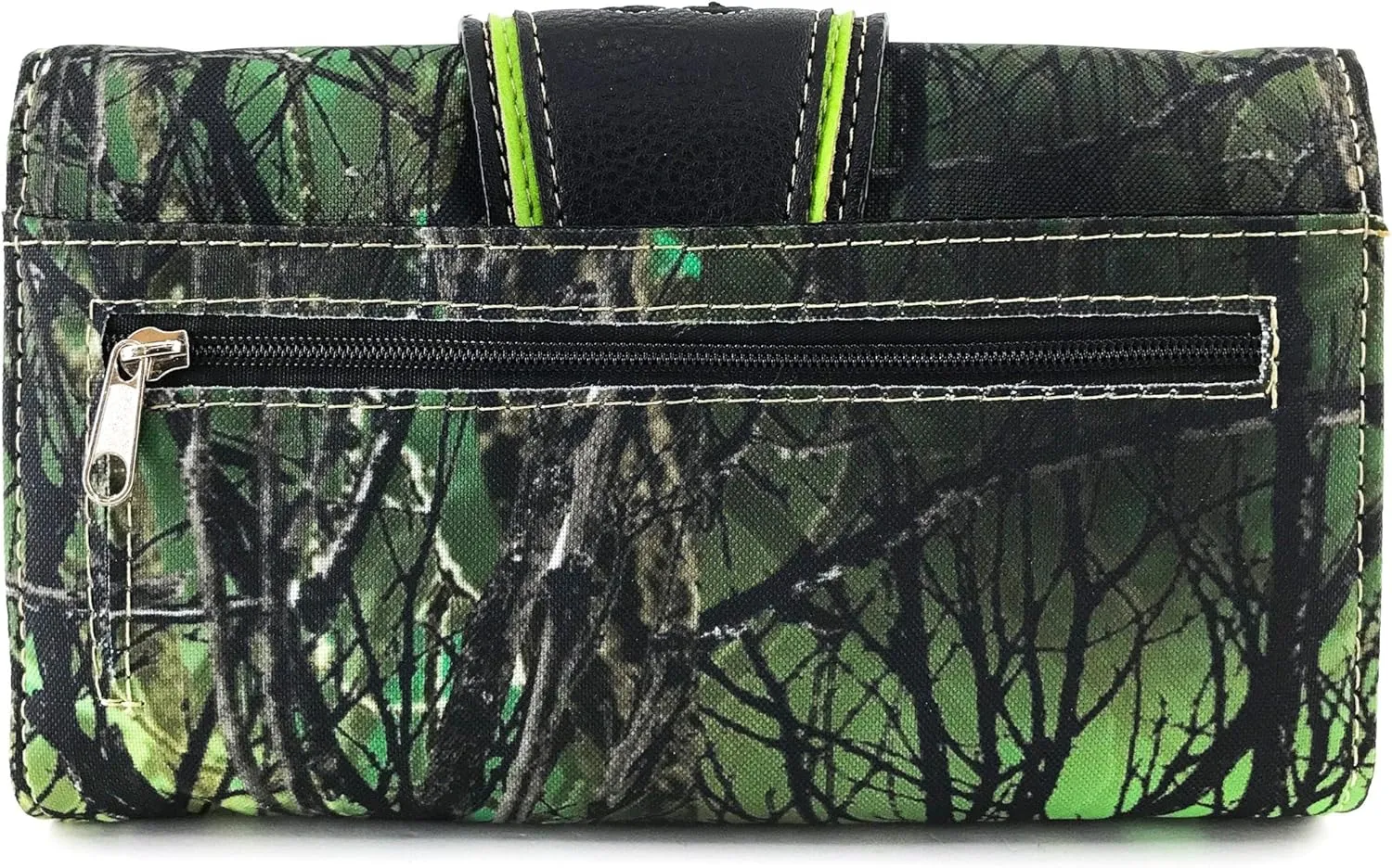 Zelris Camouflage Shine Glow Buckle Women Conceal Carry Handbag with Wallet Set