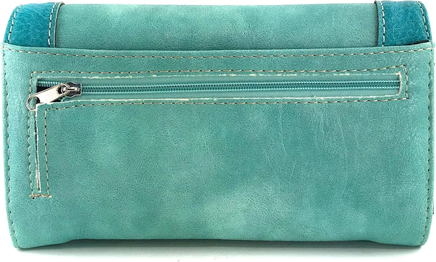 Zelris Spring Bloom Western Cross Women Crossbody Wrist Trifold Wallet
